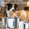 Dog Water Fountain Stainless Steel 7L/236oz Automatic Drinking Dispenser Bowl
