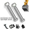2X 25mm Mini Excavator Pins Replaceable Mini Digger Bucket Link Pin Attachments