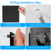 4X Heavy Duty Metal Pegboard Panels Multi-Use Wall Organizer Jewelry Display AU
