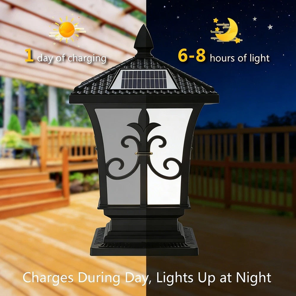 Solar Post Cap Lights Pillar Light Waterproof Garden Street Fence Decorations AU