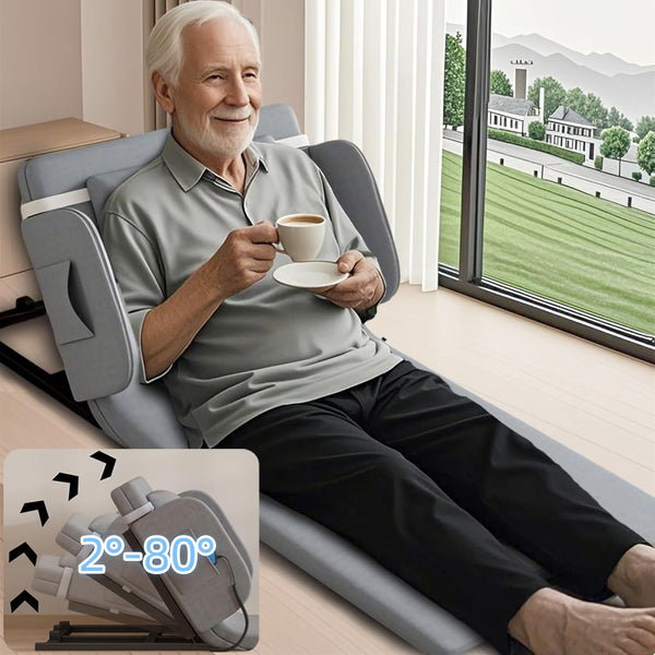 Adjustable Electric Lifting Bed Backrest for Elderly with Remote Full Length AU