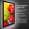 A1 LED Light Box Black Frame MAGNETIC Slimline Display Poster Waterproof Sign