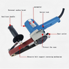 Electric Belt Sander Sanding Machine Angle Grinder Polisher Handheld for Wood