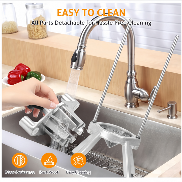 Stainless Steel Blade Fruit Lime Cutter 8 Section Manual Fruit Slicer for Home