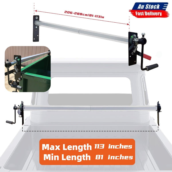 2-2.8m All Trucks Manual Dump Trailer Tarp Roller Manual Pull Tarp Roller Kit AU