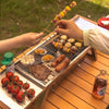 Foldable Small Charcoal Grill Stainless Steel BBQ Grill for Camping Picnic Beach