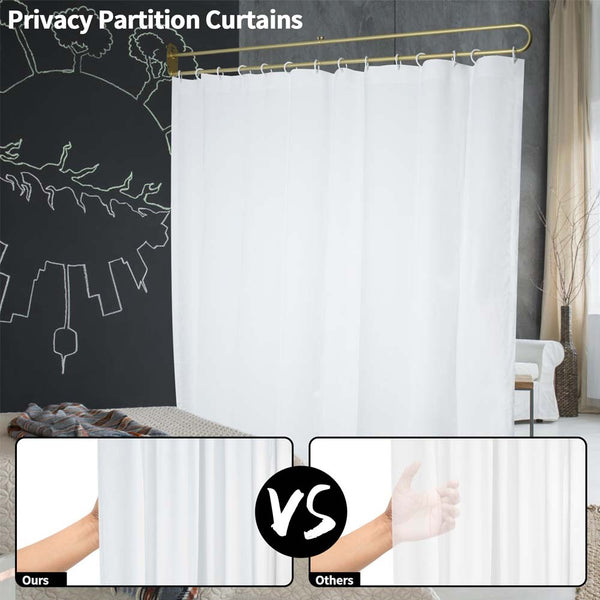 200cm Room Divider Panel Privacy Screen Partition Divider Salon Beauty Spa+Pole