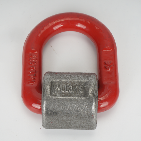 2T/3.15T Weld On Lifting Lug D-shaped Lifting Ring For Marine Or Mould Hoister