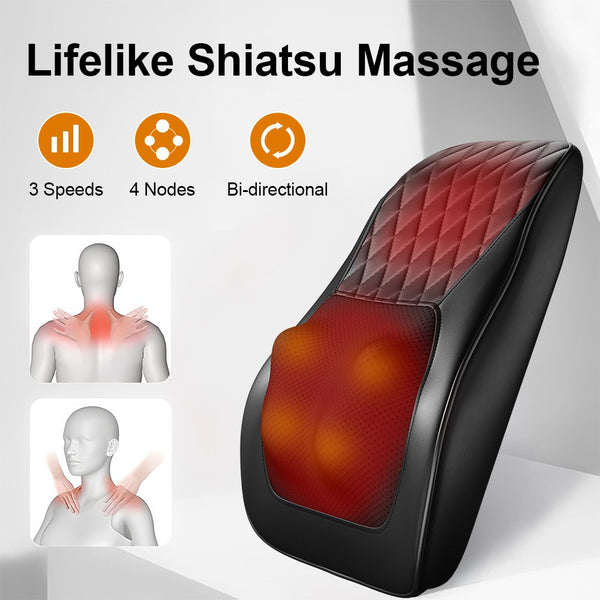 Massage Pillow Shoulder Neck Massager Waist Back Full-body Electric Massager