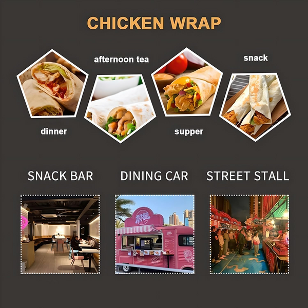 Electric Burrito Baker Chicken Wrap Maker Commercial Grill for Tortilla Rolls AU