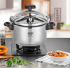 9L Pressure Cooker Explosion-Proof One Hand Locking 304 Stainless Steel Cooker