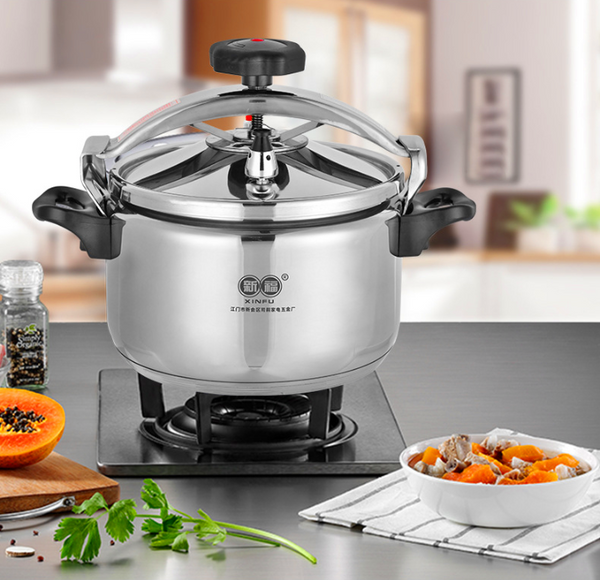 9L Pressure Cooker Explosion-Proof One Hand Locking 304 Stainless Steel Cooker