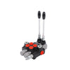 2-Spool Hydraulic Directional Control Valve Ports Double Acting 40l/min