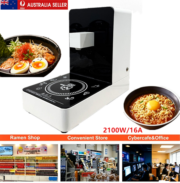2100W Commercial Instant Ramen Cooker Self-Serve Ramen Cooker Automatic Cooking