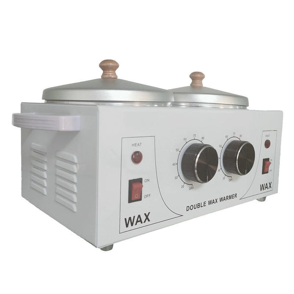 220V Double Wax Pot Warmer Waxing Machine For Full Body Adjustable Temperature