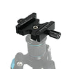 CL-50LS Quick Release Plate Clamp 3/8"&1/4" Screw Hole Camera Tripod Adapter AU