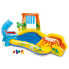 Inflatable Dinosaur Play Center Pool Playhouse Water Park with Kid Pool Slide