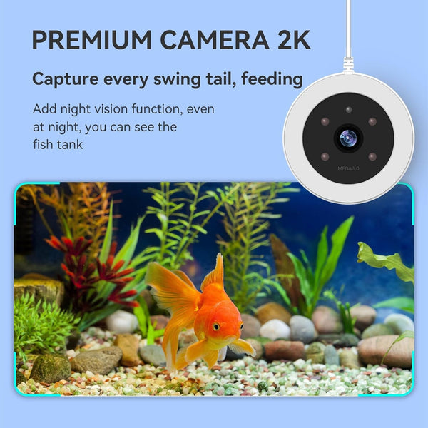 Automatic Fish Food Feeder Smart HD Camera Phone Control Tank Pond Dispenser