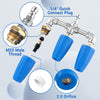 Turbo Nozzle Pressure Washer 360° Rotating Turbo Nozzle 1/4" Quick Connector