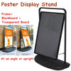 Outdoor Poster Stand Sign/Poster Holder Dual Use Advertising Display Stand