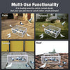 Birds Cage Small Animals Catch Trap Four Sides One Way Entrance Anti-Escape Slot