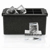 Clear Ice Cube Tray for Whiskey 2 Inch Clear Ice Cube Maker - Silicone Lar