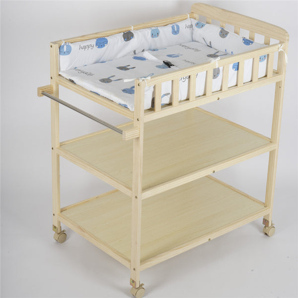 Baby Changing Table Portable Infant Diaper Changing Table with Storage Shelf