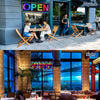 100x35cm WIFI Smart Programmable LED Sign Scrolling Display Board P10 Full Color