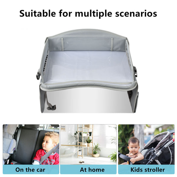 Kids Travel Tray Carseat Table Tray for Kids Road Trip Kids Drawing Board Table