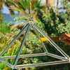 Quartz Crystal Pyramid Sound Healing Singing Clear Pyramid Triangle Crystal 8in