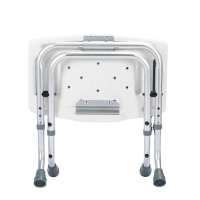 Foldable Shower Chair Height Adjustable Medical Bath Seat Bathroom Safety Assist