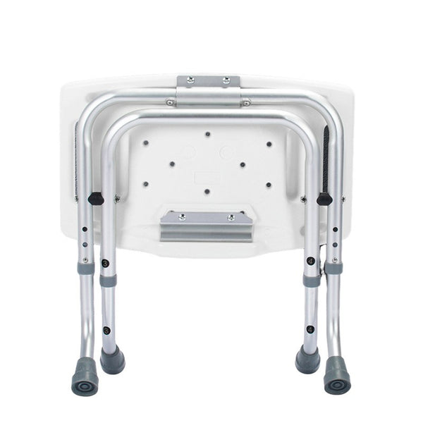 Foldable Shower Chair Height Adjustable Medical Bath Seat Bathroom Safety Assist