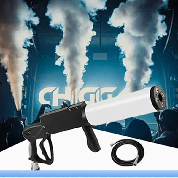 CO2 Fog Machine Handheld Fog Gun Cannon Fog Machine With LED Lights Effect