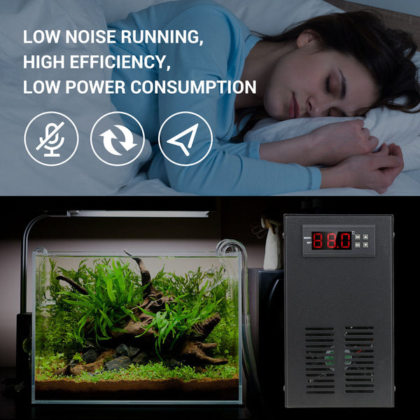 Aquarium Chiller 20L Water Cooler Fish Tank Chiller for Jellyfish Coral Shrimp