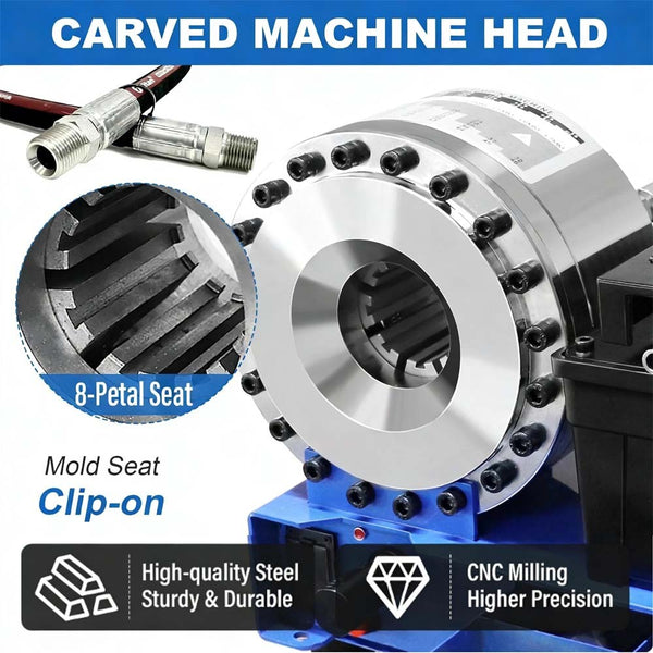 Pneumatic Hose Crimper High Pressure Hydraulic Hose Crimping Machine Shrinking