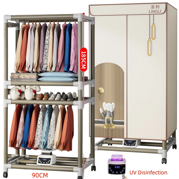 2300W Electric Portable Clothes Dryer Negative Ion Clothes Heater Quickly Drying
