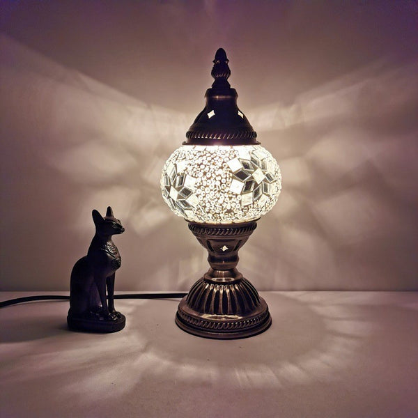Handmade Turkish Mosaic Lamp Moroccan Glass Beside Lamp For Living Room Bedroom