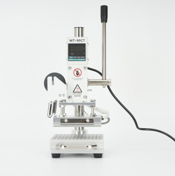 220V Hot Foil Press Stamping Machine Printer Manual Temperature Control Embosser