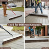 Aluminum Backed Concrete Broom 1220mm Concrete Broom for Driveways Wet Concrete