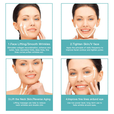 2nd Generation Mini HIFU Machine EMS Face Massage Wrinkle Remove Beauty Device