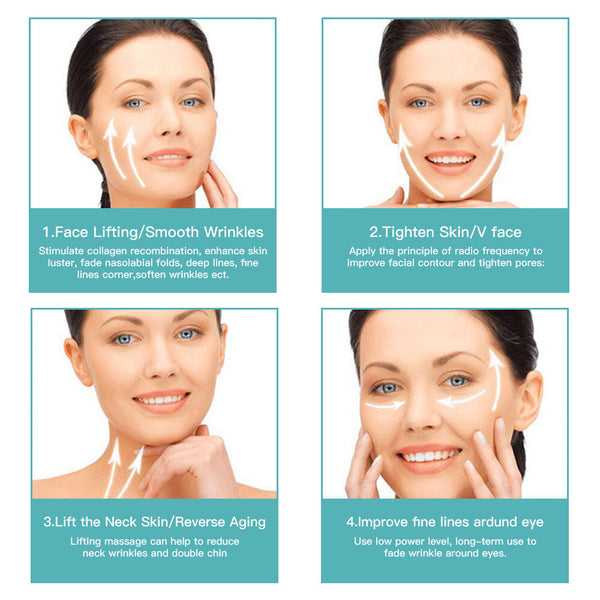 2nd Generation Mini HIFU Machine EMS Face Massage Wrinkle Remove Beauty Device