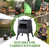 Camping Wood Stove Portable Wood Burning Stove Folding Camp Heat Outdoor Stove