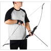 53" Archery Takedown Recurve Bow Set 40lbs Hunting Bow Arrows Target Shooting AU