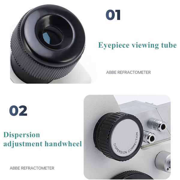 Refractometer Brix Salinity Fruit Sugar Sweetness Tester Abbe Refractometer 2WAJ