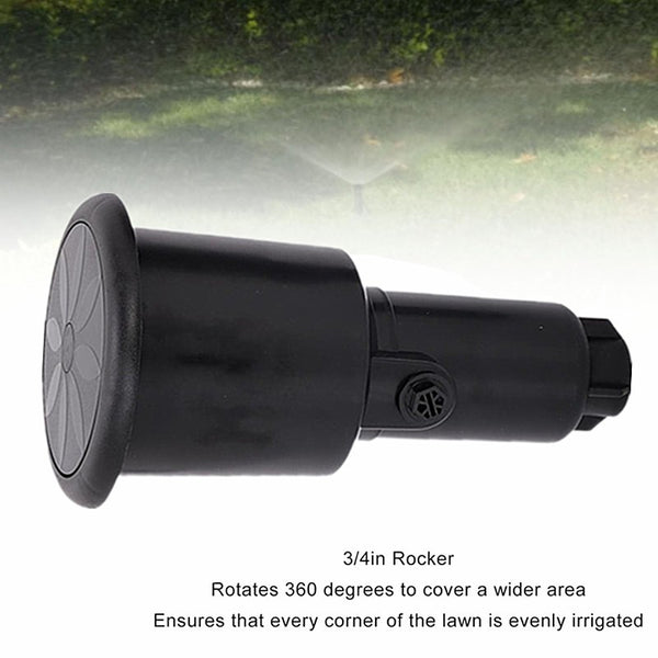 Rotary Sprinkler Popup Rocker Impact Nozzle Garden Yard Irrigation Watering Tool