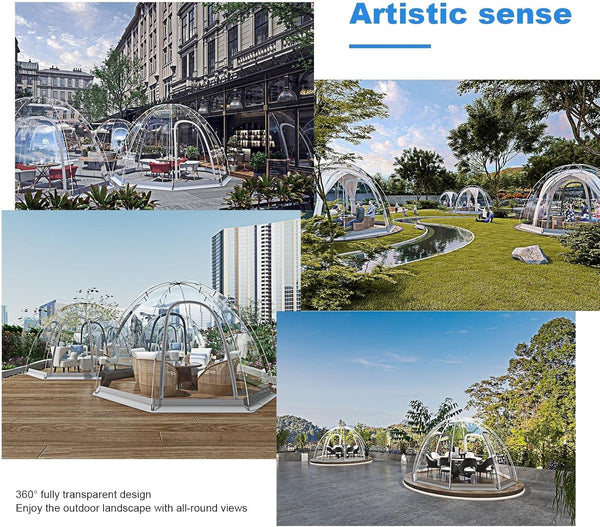 Outdoor Pop Up Bubble Tent Transparent Clear Tent Garden Party Tent WeatherProof