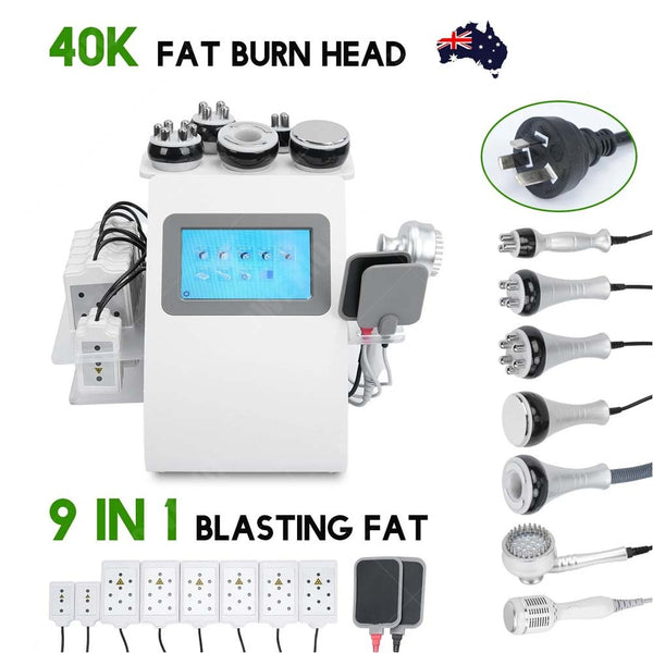 9in1 Ultrasonic Cavitation Machine Home Facial & Body Care Device Body Machine