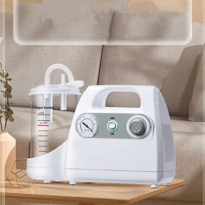 Portable Phlegm Suction Machine Sputum Aspirator Dental Suction Unit Vacuum Pump