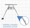 150kg Ladder Stabilizer for Roof Wall Standoff Ladder Accessory Safety Stability