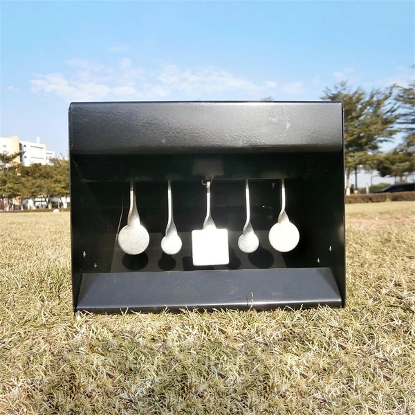 Target Box Pellet Gun Target Trap Resets with Center Shot for Outdoor & Indoor